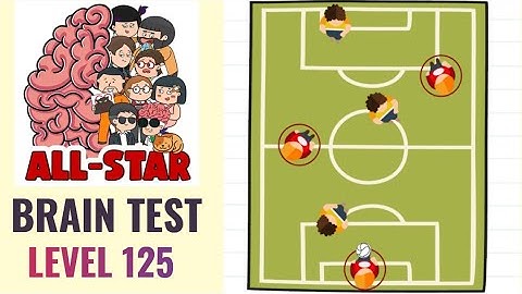 Brain Test All Star Level 125 | Score a goal for the red team | Walkthrough