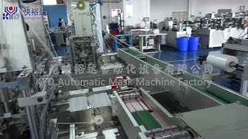 Automatic Medical Face Mask Machine with Detection Box Function