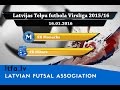 Latvijas kauss telpu futbolā 2017 Fināls (FK Raba vs FK Nikars)