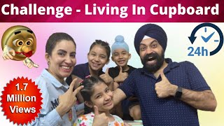 Challenge - Living In Cupboard ( Almari ) - 24 Hours | Ramneek Singh 1313 | RS 1313 VLOGS