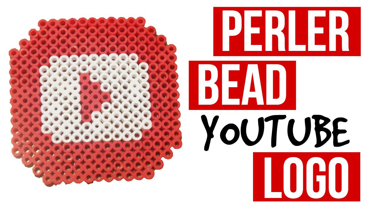 DIY Perler Bead Youtube Logo // Social Media YouTube