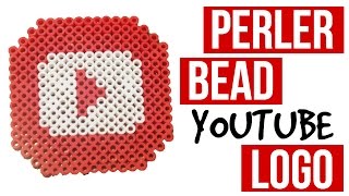 DIY Perler Bead Youtube Logo // Social Media
