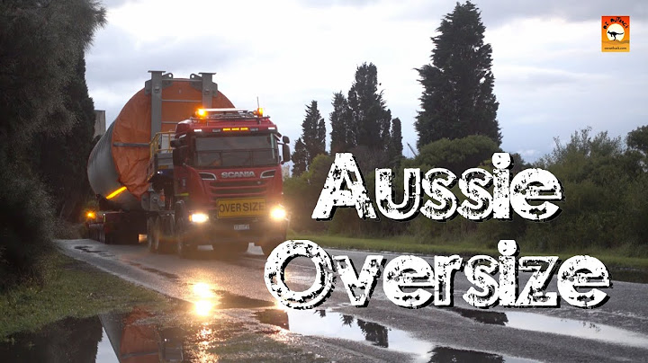 Australian oversize mega load - Port of Portland, Victoria, Australia