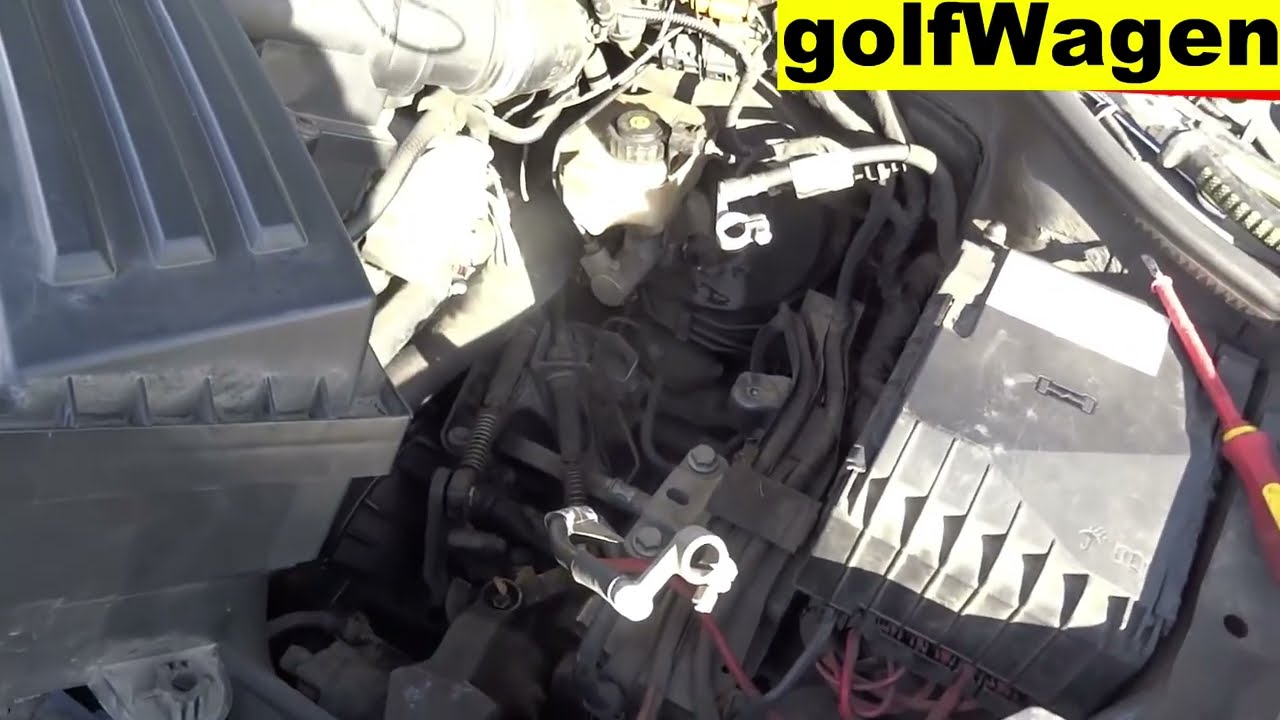 VW Passat B6 coolant temperature sensor replacement