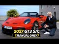 2027 Porsche 911 GT3 S/C Convertible Goes Manual Only
