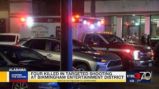 Search underway for suspects in Alabama mass shooting that killed 4 and injured 17