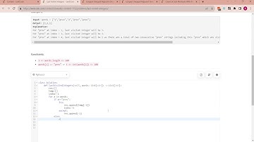 Leetcode Biweekly Contest 115 | 100095. Last Visited Integers | Python