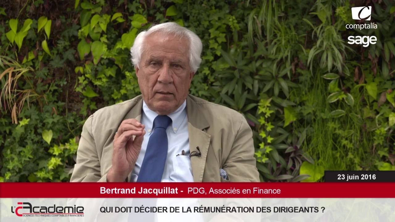 Les Entretiens de l'Académie : Bertrand Jacquillat