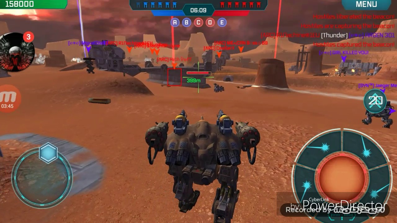 Exile Vs ARC, FULL squad, random battle in Canyon