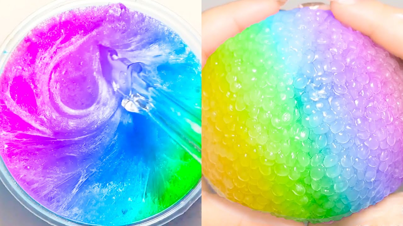 Relaxing Slime Compilation ASMR | Oddly Satisfying Video - YouTube