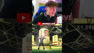 MORGZ PACKS BALD PLAYER &amp; GETS MAD! (Fifa 22) #shorts