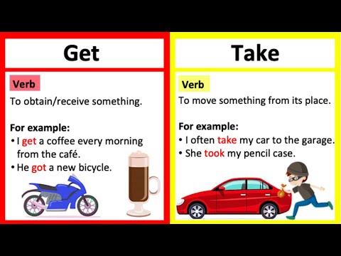 GET vs TAKE 🤔 | What&rsquo;s the difference? | Learn with examples