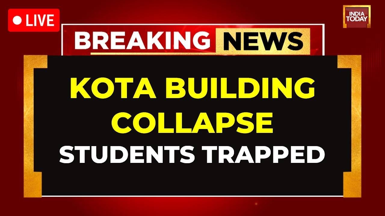 Kota Building Collapses | LIVE News | Building Collapse In Rajasthan's Kota; 2 Dead, Many Injured