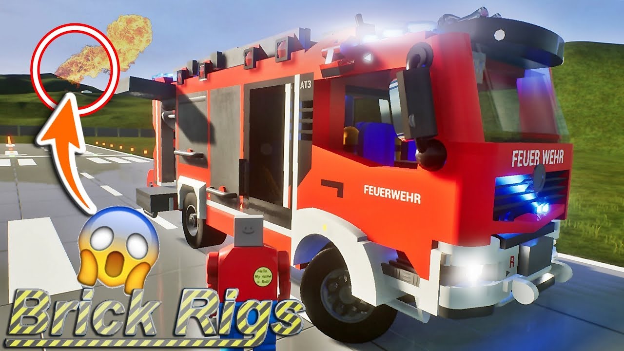RIESEN KATASTROPHE FEUERWEHR im Einsatz - Brick Rigs #08 - YouTube