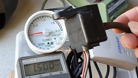 Greddy MAP Sensor - Logging Boost vs VDC