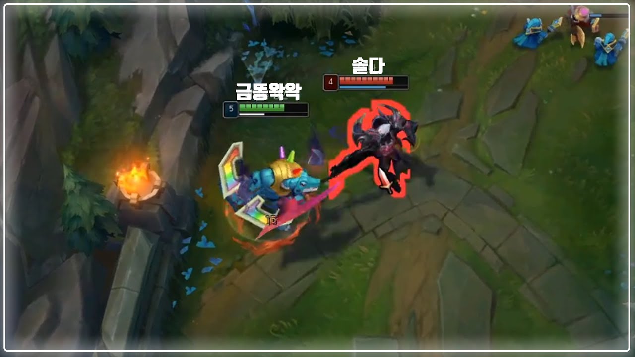 2판 연속으로 만난 왁왁 레넥톤  VS 솔다 다리우스 장인대전