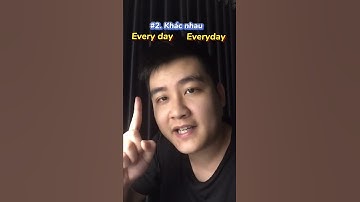 Every day và everyday