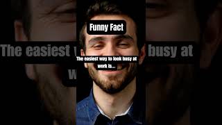 Look Busy, Do Nothing: Mastering the Art of Office Productivity! #funnymoments #funnyvideos #facts