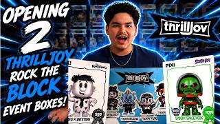 Thrilljoy Rock the Block Exclusive Unboxing! Opening 2 Bloo Mystery Boxes (Chase Pull?!)