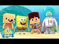 OS BEBÊS RECONSTRUIRAM A CASA DA SANDY NA FENDA DO BIQUÍNI ! (BOB ESPONJA) - MINECRAFT