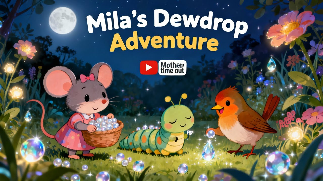 Mila's Dewdrop Adventure, mother time out, adventure time for kids, 
