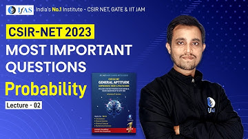 CSIR NET Probability 2023 Most important Questions L-2