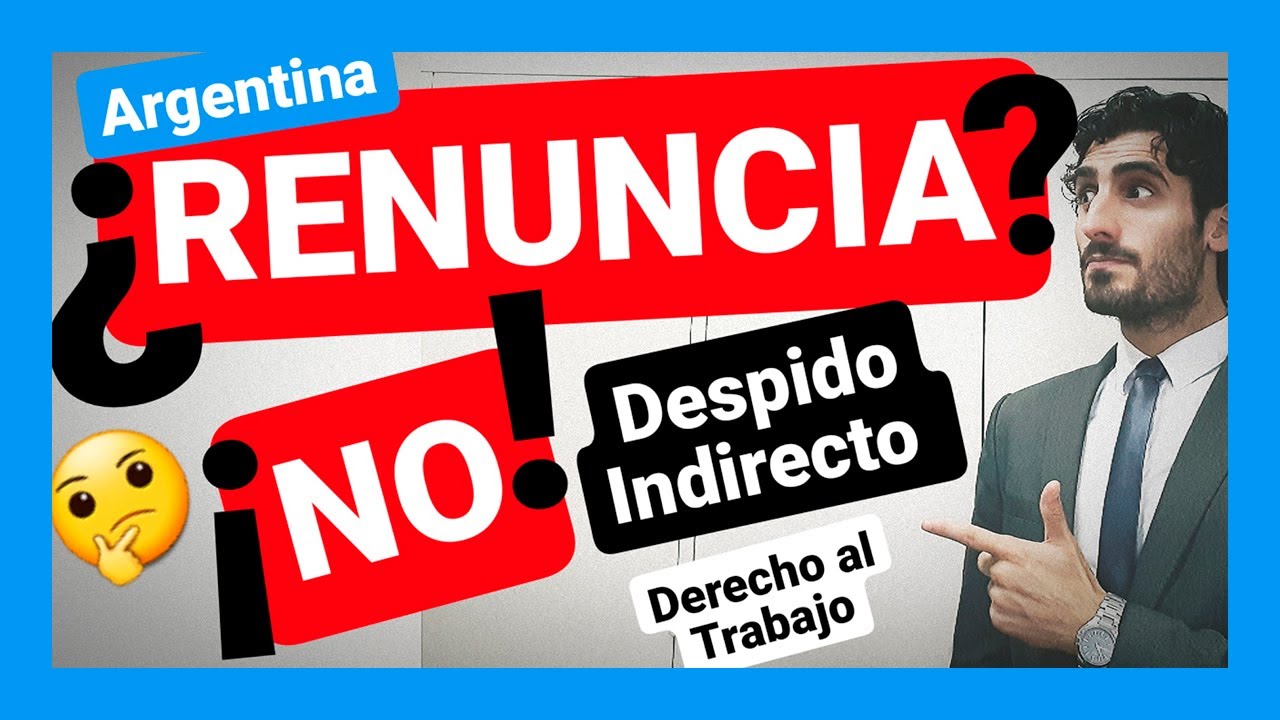 ⚖️  CLASE PRACTICA – DESPIDO INDIRECTO-  INTERCAMBIO TELEGRÁFICO- NEGATIVA DE TAREAS.ARGENTINA ⚖️