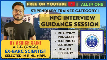 NFC Interview Guidance Session | Stipendiary Trainee Category-I | NFC Interview Strategy #BARC2021