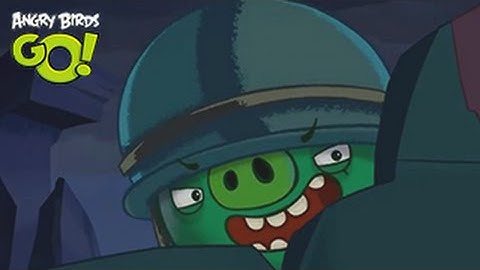 Angry Birds Go! STUNT Track2 Versus MEDIUMKing Pig Walkthrough [IOS]