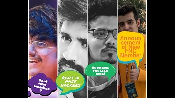 Soul new member Announcement |Novaking the Leak king|TSM Entity Ghatak Reaction on Hacker||PMIS 2020