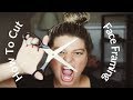How to cut your own hair ~ Face Framing Layers ~ How to BlowDry your bangs!