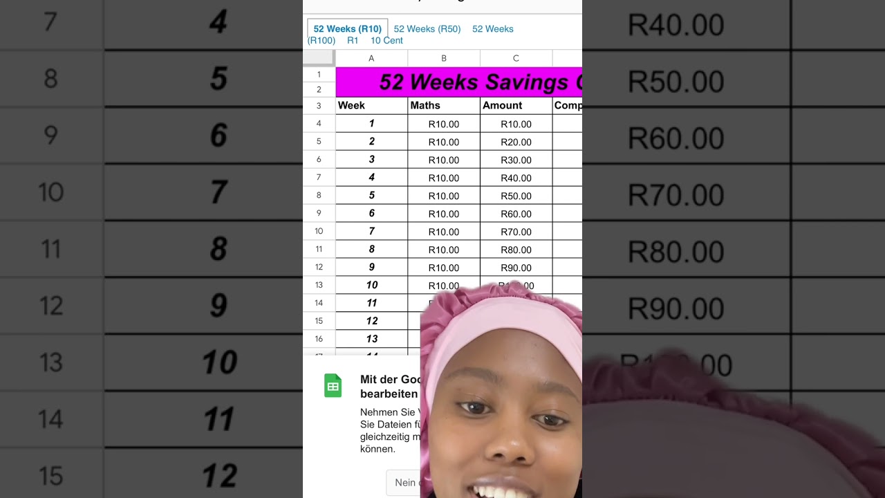Enroute to saving R150 000 using the reverse 52 Weeks savings challenge | Week 51