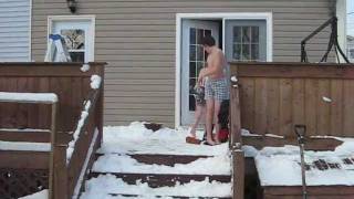 Kids Break Xbox & Jump In Snow Naked!! New Years FireWorks! Kids Break Xbox & Jump In Snow Naked!! New Years FireWorks!