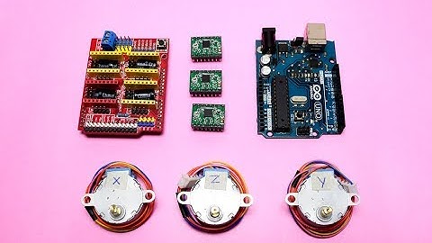 Basic Setup of GRBL CNC Shield + 28BYJ-48 Stepper motor + A4988