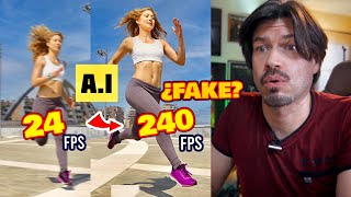 I did SMOOTH SLOW MOTION with A.I. and this happened!👀