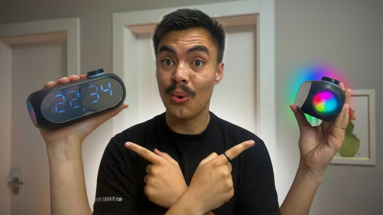 CAIXA DE SOM, RELÓGIO E LUMINÁRIA! Inova RAD-12569