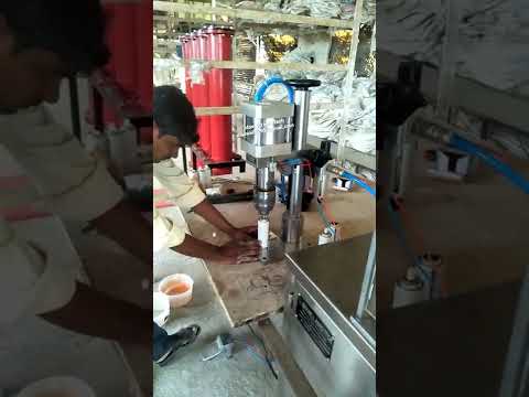 Aerosol can crimping machine #shorts #short #machine #maxwellaerotech #aerosol #viral