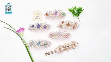 ĐỒNG GIÁ 46k| Kẹp tóc pha lê, đính đá nữ 3d hàn quốc hoa sang trọng