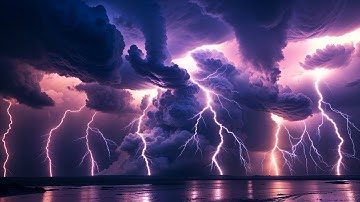 Beat Insomnia Instantly to Deep Sleep with Heavy Thunderstorm, Torrential Rain & Powerful Thunder