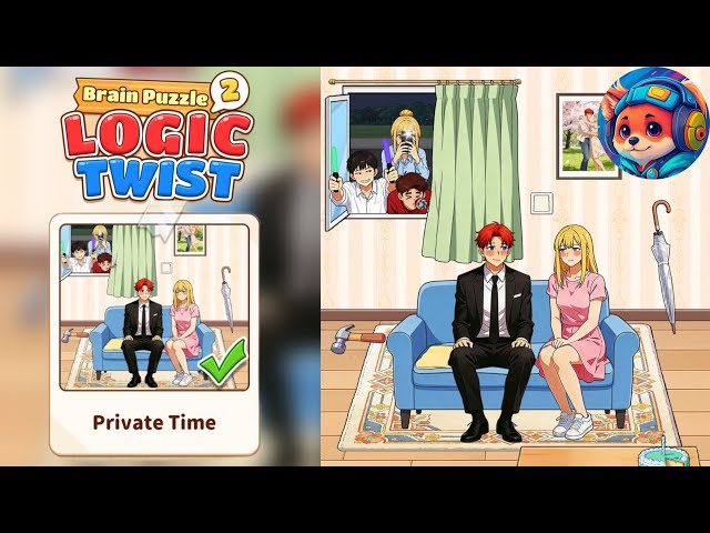 Brain Puzzle 2: Logic Twist Level private time | Walkthrough