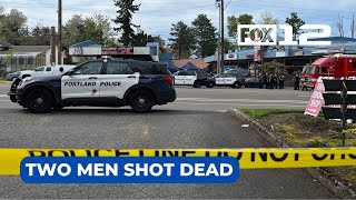 Two men shot dead in Southwest Portland, person in custody