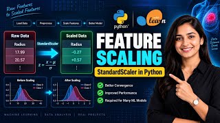 Feature Scaling in Python: StandardScaler & Train Test Split Explained
