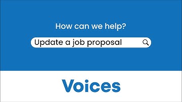 How to Update a Job Proposal