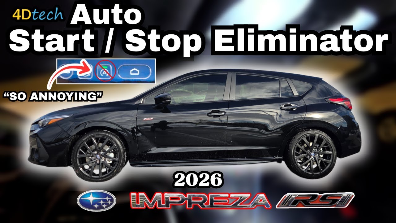 🚫 Disable Auto Start-Stop ✅ 2026 Subaru Impreza RS 🔧 Easy Install