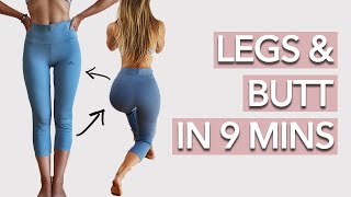 9 Minute Legs & Butt Timer Workout!