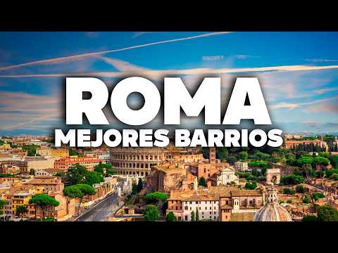 Los MEJORES BARRIOS de ROMA! ¿Cuál es para ti?