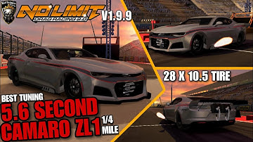 Camaro Zl1 Best Tuning 5.6 Second on Small Tire Full System Tuning No Limit 2 V1.9.9
