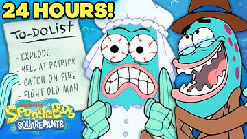 An Entire Day with HAROLD 🐟 | SpongeBob