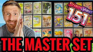 The Pokemon Master Set for Scarlet and Violet 151 Was HARDER THAN I THOUGHT!!!