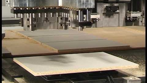 Multicam CNC Cutting Center for european style cabinet  production.